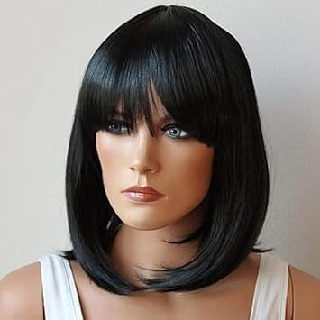 Buy Thrift Bazaar Short Classy Fashionable Natural Hair Wigs For