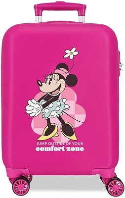Joumma Disney Mickey & Minnie Maleta de Cabina Multicolor 33x50x20 cms Rígido 2 kgs Cierre de combinación Lateral ABS 2 kgs 33L Equipaje de Mano
