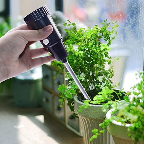 RONSHIN Moisture Humidity Meter PH Tester for Garden Soil Metal Probe Hygrometer Indoor - Thumbnail 6