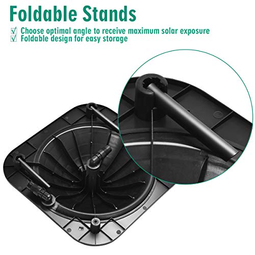 4 Goplus+Solar+Swimming+Heater+Ground