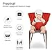 YISSVIC Portable Baby Feeding Chair Belt Toddler Safety Seat with Straps Child Chair Soft Belt Outdoor Portable Travel High Chair (Red)