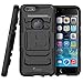 i-Blason Prime Case Designed for iPhone 6s Plus, Kickstand Apple iPhone 6 Plus Case (5.5) Heavy Duty Dual Layer Combo Holster Cover Belt Clip (Black)