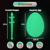YILCER 12 Inch 3D Dragon Egg Toy Luminous Eco Safe Upgraded Joints view 6