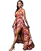 BIUBIU Women's Floral Chiffon Flowy Summer Maxi Party Beach Dress S-3XL