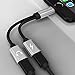2 in 1 Lightning Adapter Charger and Lightning to Aux Headphone Jack Audio Adapter Support iOS 10.3, iOS 11 or Later