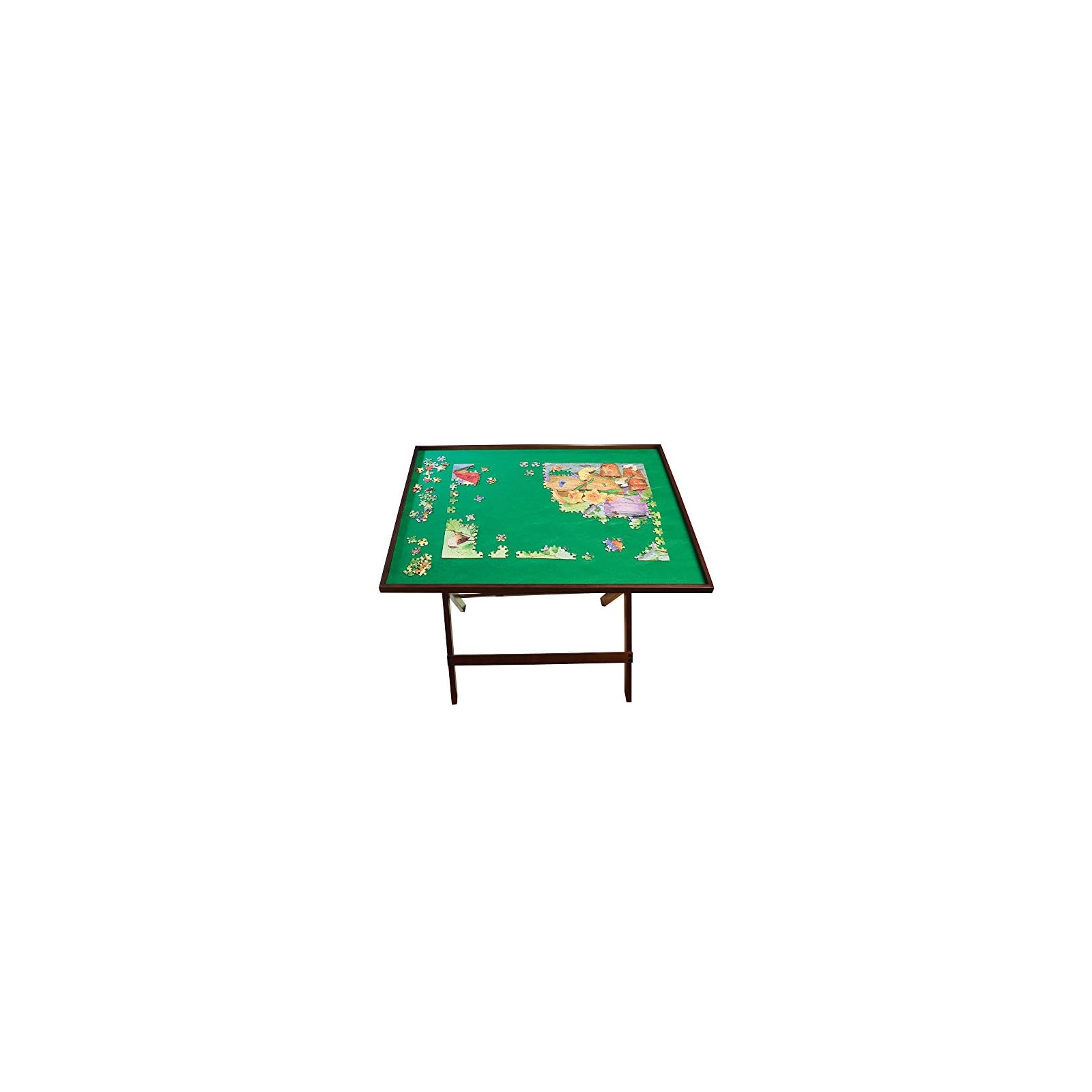 Bits and Pieces Foldaway Jigsaw Puzzle Table Set Up Puzzle Fun