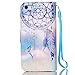 iPhone 5S Case,iPhone SE Case,iPhone 5 Case,JanCalm [Wrist Strap][Kickstand] Pattern PU Leather Wallet [Card/Cash Slots] Flip Cover for  iPhone 5/5S/SE + Crystal Pen (Aeolian Bells)