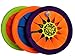 JA-RU Flying Disc Soft Frisbees (1 Pack) Wet & Dry Easy & Safe to Catch Toys & Games Kids Adults Teens for Beach Lake Pool Playground & Outdoors Fun for Boy. Plus 1 Bouncy Ball 1031-1p