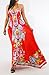 WentShopping Women Halter Neck Boho Maxi Dress Sexy Backless Full Length Dresses