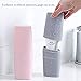 Ftand Toothbrush Case Holder Travel 3 in 1：1 Holder and 2 Cups，with 5 Toothbrush Covers