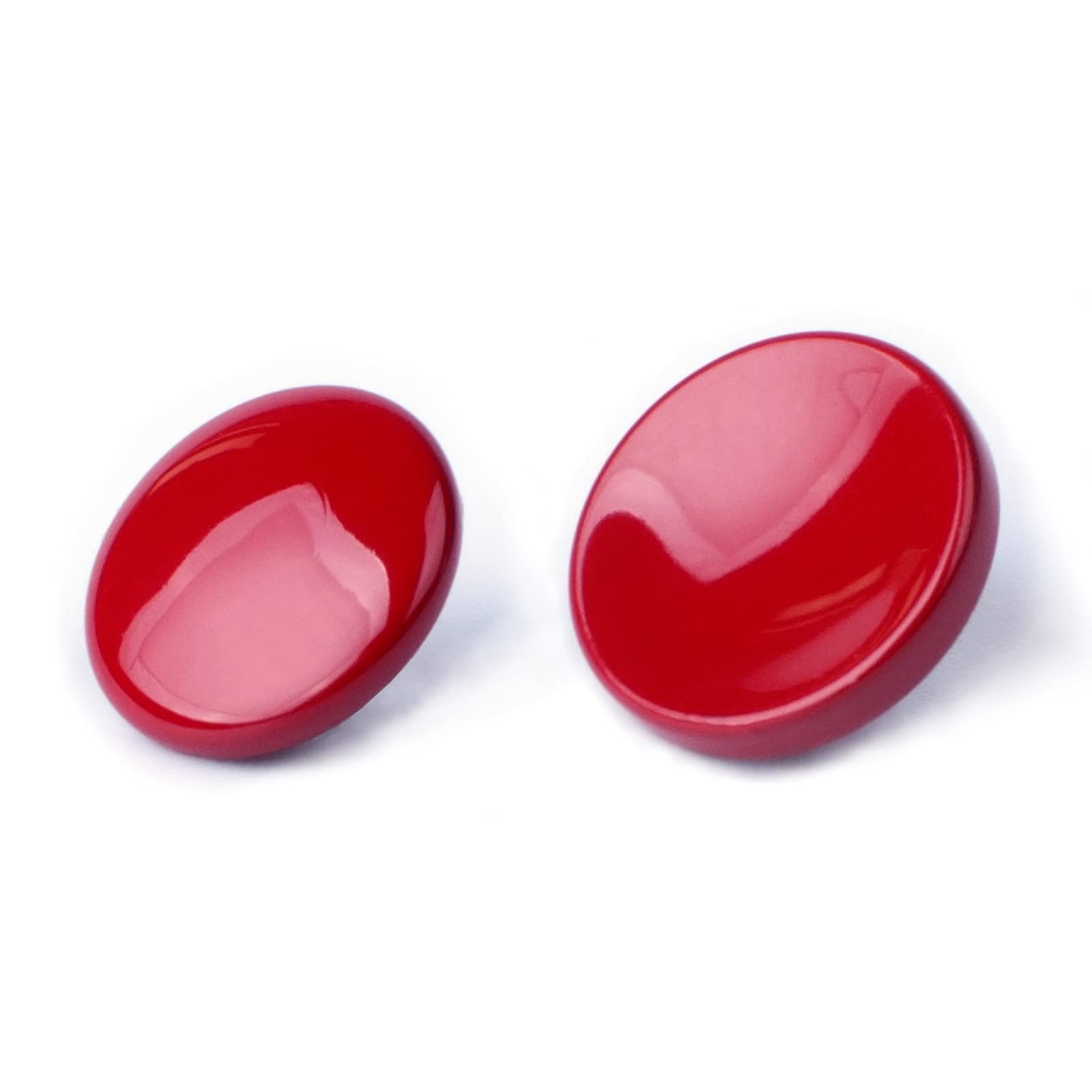 VKO Dark-red Metal Soft Shutter Release Button,Delicate Camera Shutter Button 11mm Concave 10mm Convex Surface(2 Pack)