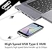 Thunderbolt 3 USB C Hub, AHNR Type C Hub MAC Pro Adapter Dongle for 2016/2017/2018 MacBook Pro 13”&15”, USB-C Adapter with 4K HDMI, 3 USB 3.0 Ports, USB-C Port, SD/TF Card Reader, PD Charger Port