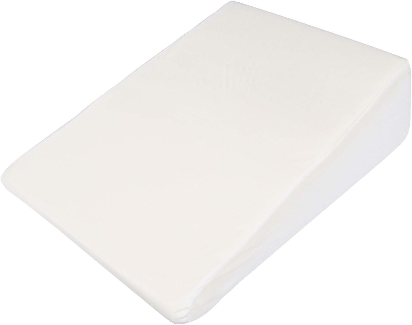 SUPPORT PLUS Bed Wedge Pillow - Premium Hybrid Memory Foam Triangle Cushion to Elevate Upper Body - Recommended for Acid Reflux, Snoring and GERD - Washable Removable Cover 8" High, 17" Wide: Home & Kitchen