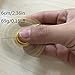 Yesorno Mini Hand Fidget Spinner Metal toy , 3 mins + Spin Time, One hand operation