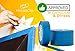 3 Pack Painters Tape, Professional Blue Tape for Multi Surfaces, Eco Friendly 21 Day Clean Easy Removal, Contractor Grade Masking Tape, Package of 3 Rolls 1.41