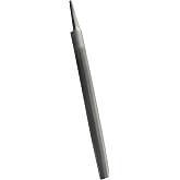 PHITUODA 6 Inch Half Round Medium Cut File | Double Cut Teeth, High Carbon Steel, Hardened Steel Hand File Without Handle, For Shaping Metal, Wood, Sharpening, Plastic