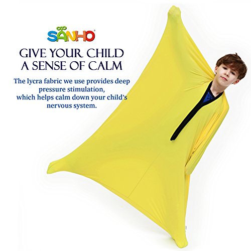 Sanho Yopo Dynamic Movement Sensory Sox, Large,9-12 years old, 56''LX28''W Yellow