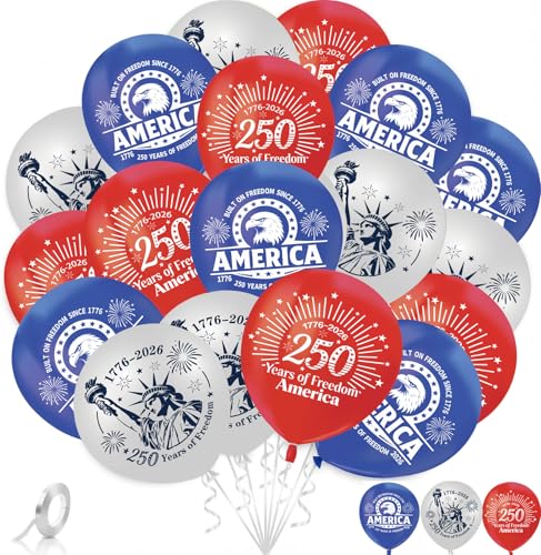 AhfuLife 12 Inches Latex Balloons 36 Pcs