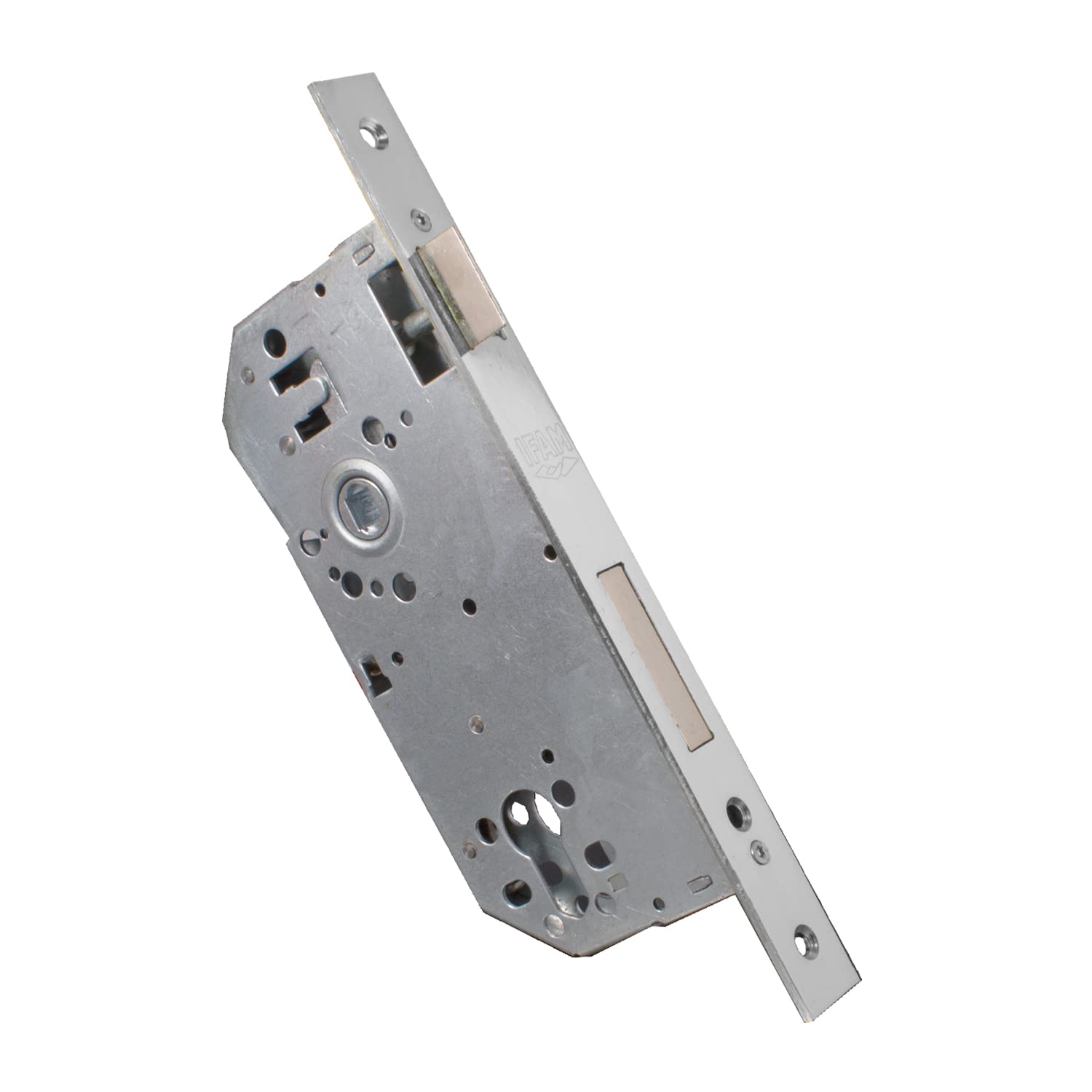 IFAM W500.50CHN Push Lock W500.50 Mortise, Brown (Brass)