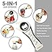 RINUZ Can and Jar Opener - Ergonomic Bottle Opener for Seniors, Elders and Arthritis Sufferers 6packs