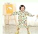 Baby Rainsuit Baby Girls Baby Boys Infant Outdoors Rain Suit Toddler Kids Rain Coverall Rain Pants1-12 T Yellow