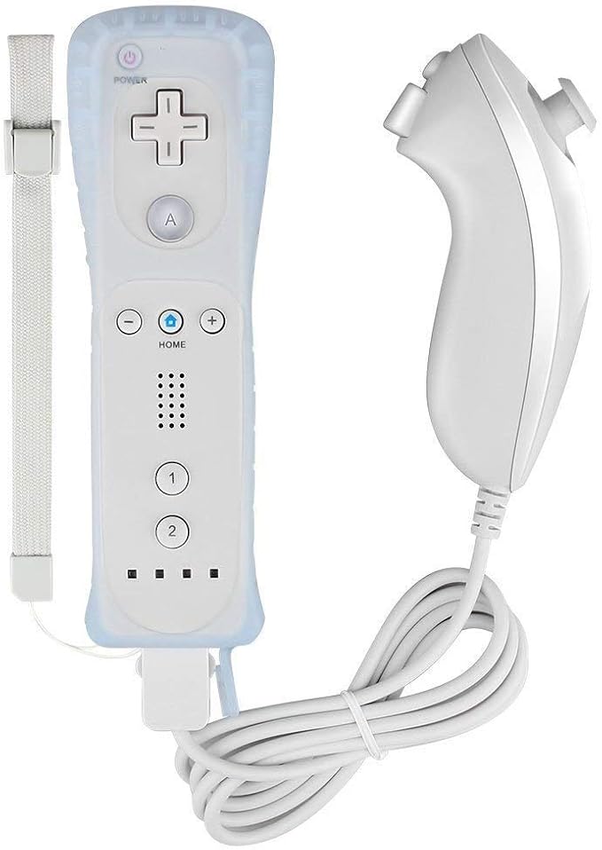 Wii Fernbedienung, integrierte Motion Plus und Nunchuk Controller mit