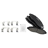 TRQ Front Brake Pads Ceramic Compatible with