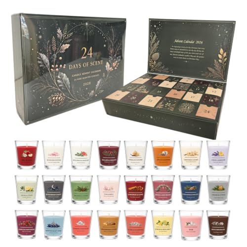 Christmas Candle Advent Calendar 2026 24 Days