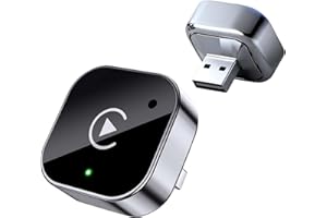 Wireless CarPlay Adapter for iPhone, 2026 Upgraded 2 in 1 Android Auto Wired Wireless Adapter, CarPlay to Device Mini T-Shape