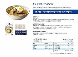 Choung Soo Mul Naengmyeon, Korean Cold Noodle with