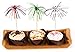 CiboWares 5.9 Inch Foil Fireworks Party Picks, Assorted Colors, Package of 200