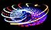 Rob's Super Happy Fun Store Crystal Bliss - Orbital Rave Light Toy - 4-Microlight LED Spinning Flywheel Light Show