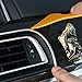 Glossy Car Decoration Trim for Door Dashboard 16ft(5M),Firwood Interior Exterior Decoration Flexible Strip including install Tool (silver)