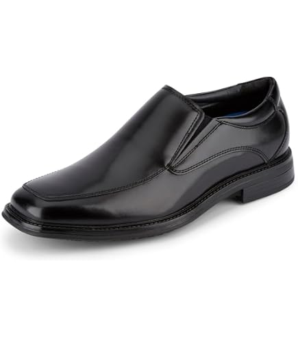 DOCKERS Mens Proposal Leather Dress Loafers, Black, 7M