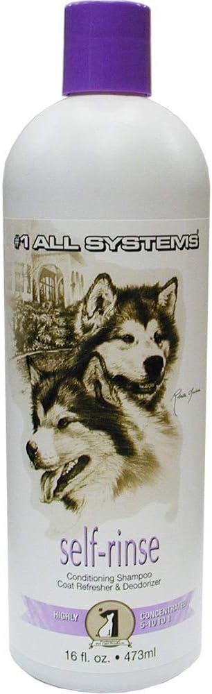 self rinse dog shampoo