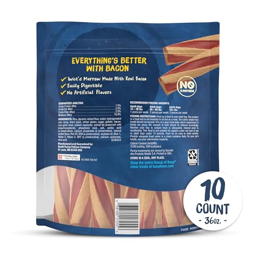 PURINA BUSY WITH BEGGIN’ DOG TREATS, TWIST’D – 10 COUNT (PACK OF 1)