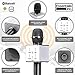 Portable Karaoke Wireless Microphone with Speaker Mic KTV Machine for Singing and Recording with Built-in Bluetooth Speakers and AUX Compatible with iPhone, Android and Smartphones