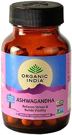 Shop Organikos India Organic Ashwagandha Capsules (60gm)