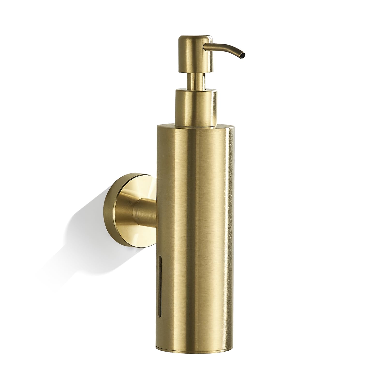 TINYROW Wall Soap Dispenser, Brushed Gold