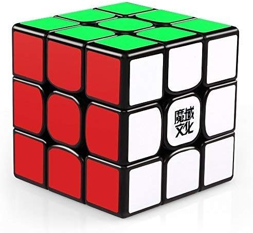 AGAMI 3x3 MOYU Mofang Jiaoshi Black Enhanced Edition High Speed Rubiks Rubic Cube 3D Puzzle Rubix