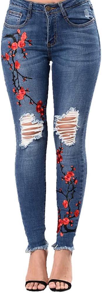ripped jeggings womens