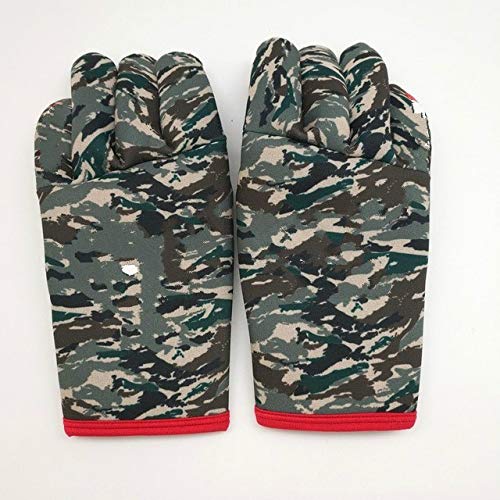 Kältefeste und warme Outdoor-Angelhandschuhe Herbst Winter Professioneller Angelhandschuh - Grün, M.