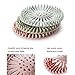 Shower Hair Drain Catcher, 4 Pack Hair Catcher Shower Drain Cover for Bathroom and Kitchen, Bathtub Drain Hair Catcher, Reusable Rubber Sink Strainer