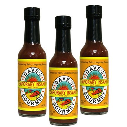 Dave's Gourmet Temporary Insanity Hot Sauce (3 Pack)