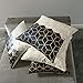 Pack of 4 MUILEE Decorative Three-Dimensional Small Diamond Throw Pillow Unique Design Covers Cushion Case Shell Pillow Case for Car Sofa Bed Couch