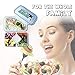 Lunch Container, Smart Bento Lunch Box, Reusable Food Container Portion Control Food Organizer with 2 Compartments and One Sauce Container with Lid, for Work and School for Men, Women, Boys, Girls