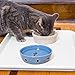 Easyology Premium Pet Food Tray - Dog Food Mat and Cat Food Mat with Non Skid Design - Best Pet Bowl Mat for Containing Spills, 17.5'' x 14’'