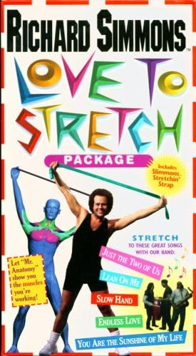 Richard Simmons Love to Stretch Package (Boxed Set Includes Video & Simmons Stretchin' Strap)