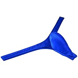 JAXFSTK Sexy Men's Shiny Ice Silk Bikini Thong