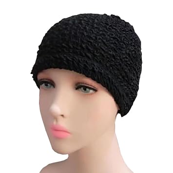 Amazon Com Swimming Caps Long Hair Swim Cap Cloth Fabric Swimcap